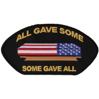 All Gave Some Gave All Casket Cap Patch | US Military Veteran Patches